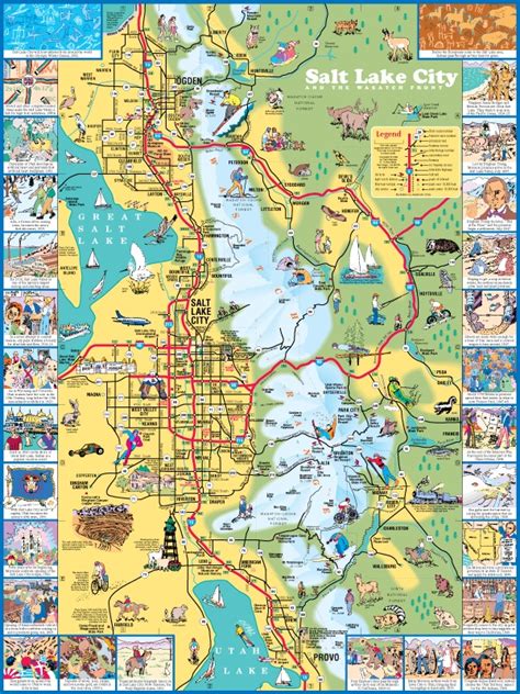 MAP Salt Lake City On The Map